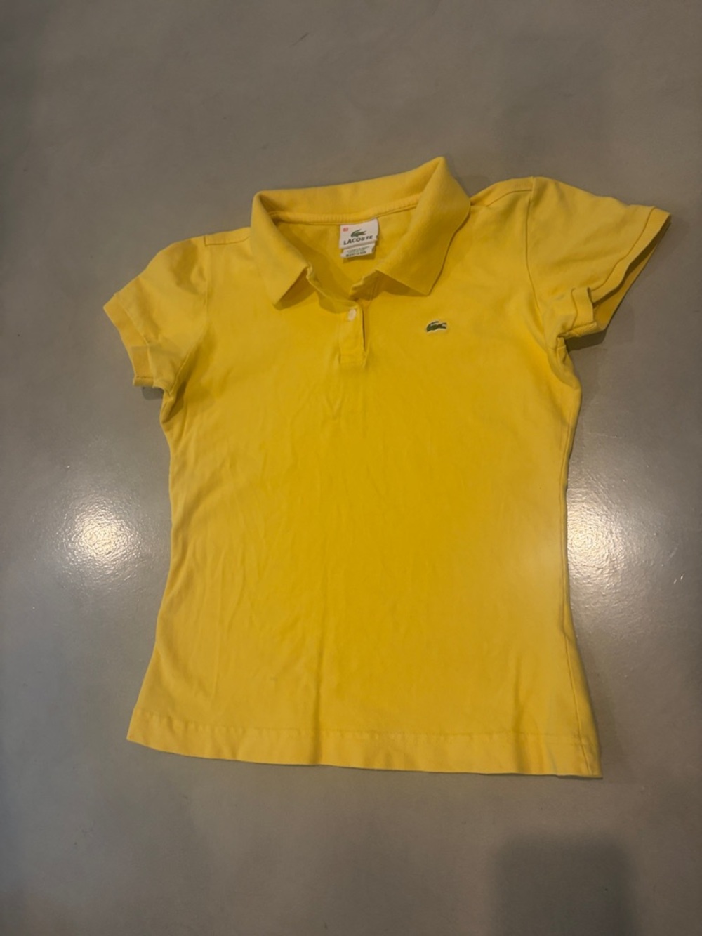 Lacoste Women's Bright Yellow Classic Polo